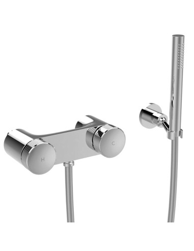 Fima Carlo Frattini Texture Collection External Shower Mixer With Shower Set