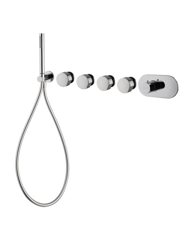 Fima Carlo Frattini So 4 Outlets Thermostatic Bath Shower Mixer