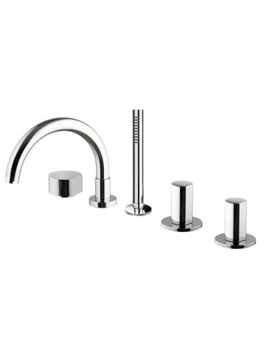 Fima Carlo Frattini So 5 Holes Deck Mounted Bathtub Mixer