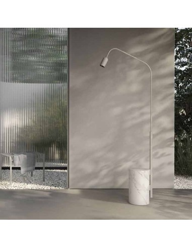 Fima Carlo Frattini Marmorea Free Standing Column Shower With Marble Base