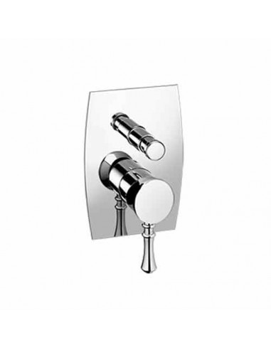 Gaboli Betty Chromed Built In Shower Bathtub Mixer With Diverter