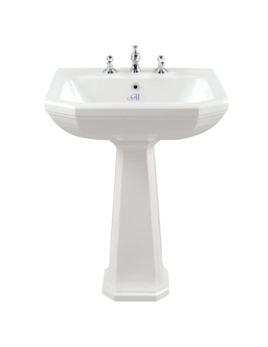 Gentry Home Claremont Lavabo Con Colonna