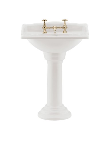 Gentry Home Victorian Washbasin With Pedestal