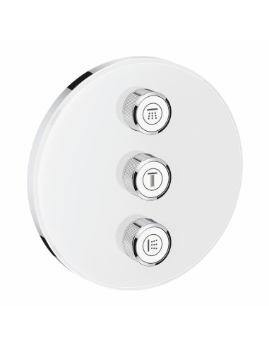 Grohe Grohtherm SmartControl Parte Esterna Per Rubinetto Da Incasso Triplo Moon White