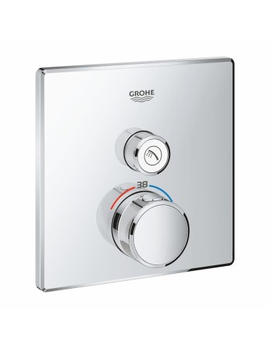 Grohe Grohtherm SmartControl Chromed 1 Way Thermostatic Mixer