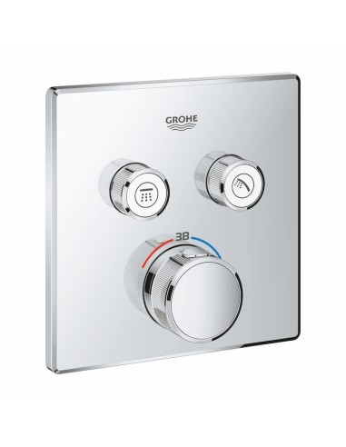 Grohe Grohtherm SmartControl Chromed 2 Way Thermostatic Mixer