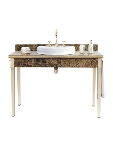 Gentry Home Lancaster Marble Console