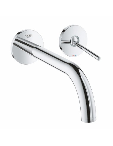 Grohe Atrio Wall Mounted Chromed Washbasin Mixer With Joystick Control