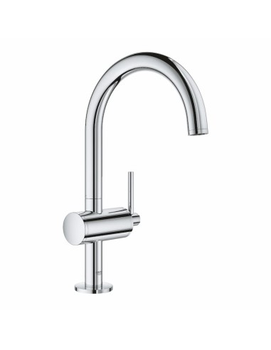 Grohe Atrio Chromed Single Lever Washbasin Mixer With Pull Rod And Joystick Control