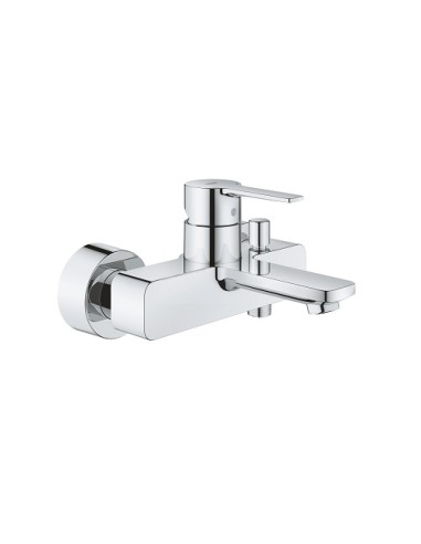 Grohe Linear Wall Mounted Super Steel Bath/Shower Mixer