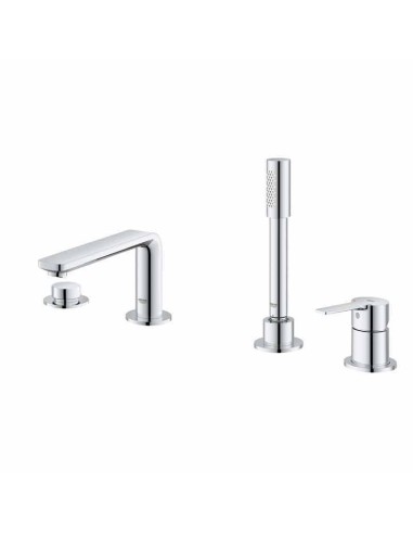 Grohe Lineare Chromed 4 Holes Bath Mixer