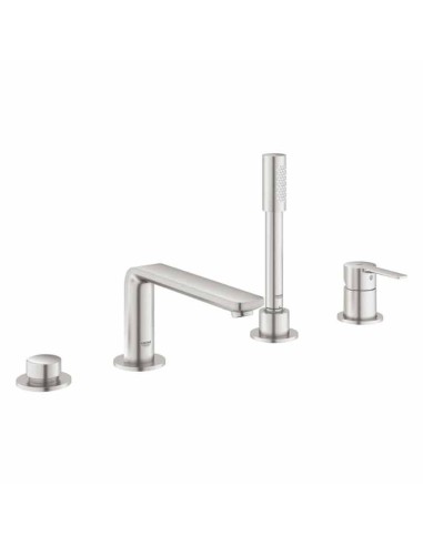 Grohe Linear Super Steel 4 Holes Bath Mixer