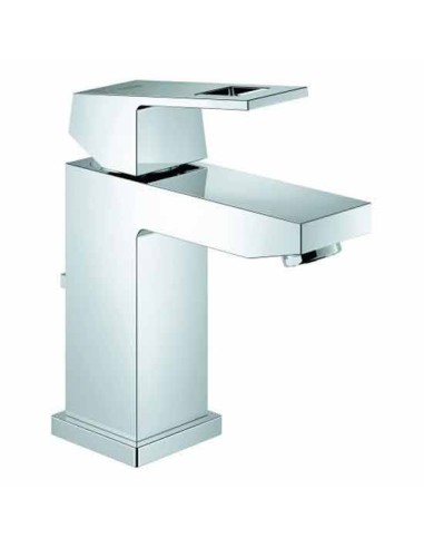 Grohe Eurocube Chromed Single Lever Basin Mixer With Pull Rod