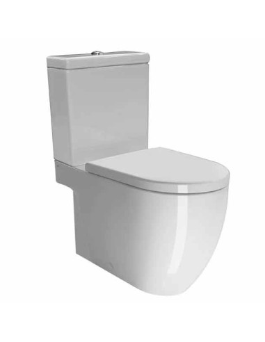 Gsi Ceramica Pura Wc Monoblocco Con Cassetta E Sedile Softclose