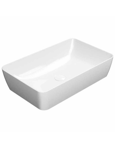 Gsi Ceramica Nubes Countertop Washbasin With Ceramic Drain