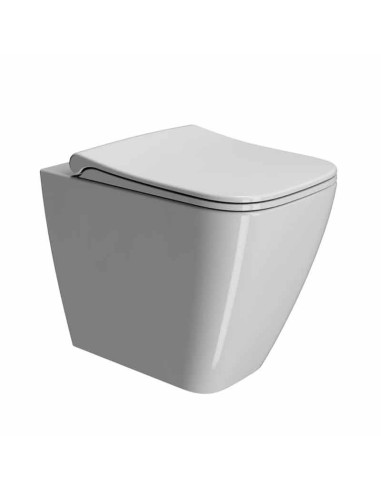 Gsi Ceramica Nubes Floor Mounted Wc With Softclose Seatcover