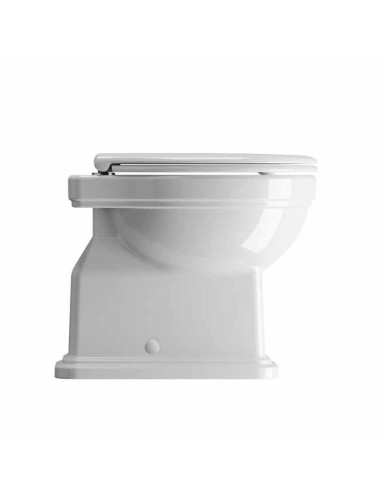 Gsi Ceramica Classic Floor Mounted Wc With Thermosetting Softclose Seatcover