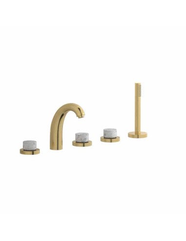 Ib Rubinetterie Birkin Deck Mounted Bath Filler