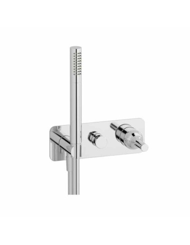 Ib Rubinetterie Batlò Wall Mounted 2 Way Bathtub Mixer Complete With Handshower