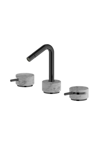 Ib Rubinetterie Marmo L Bidet Mixer With Marble Handles