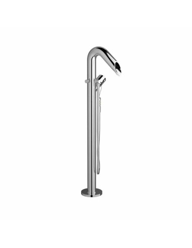 Ib Rubinetterie Only One Floor Mounted Bath Filler Mixer With Handshower