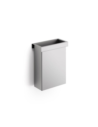 Inda Indissima Brushed Steel Paper Basket Module With Lid