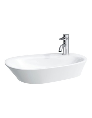 Laufen Palomba Collection Countertop Asymmetrical Ceramic Washbasin