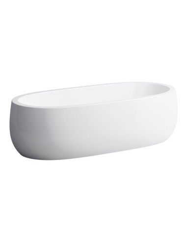 Laufen Il Bagno Alessi Freestanding Bathtub In Sentec Solid Surface