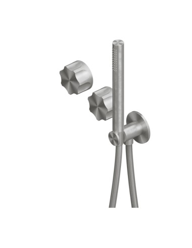 Quadro Design Modo Satin Stainless Steel Shower Mixer