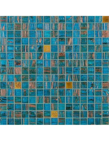 Bisazza Gold Blends Paolina Glass Mosaic With 24 Kt Gold Leaf Tiles