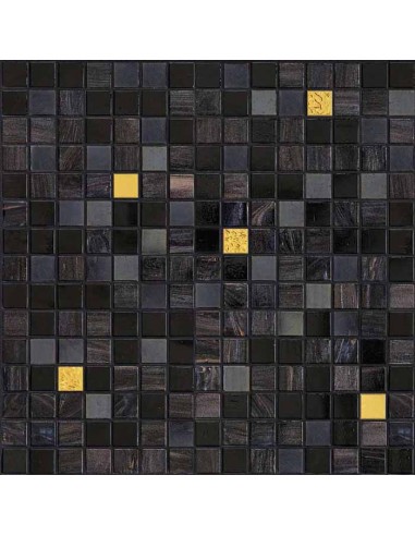 Bisazza Gold Blends Tiana Glass Mosaic 24 Kt Gold Leaf Tiles