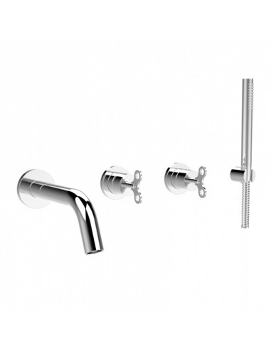 Bongio Acquacarica Wall Mounted Bath Mixer Set