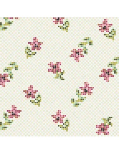 Bisazza Decori Flora Petit Trianon Mosaico In Vetro 10x10 Mm