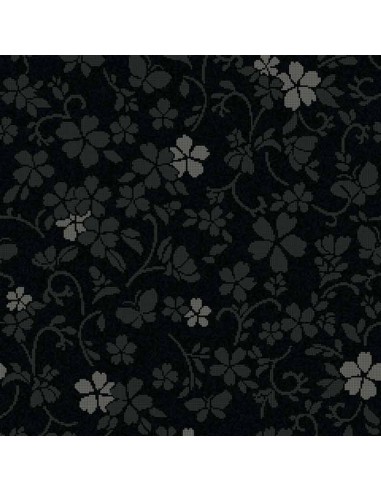 Bisazza Decorations Flora Hana Flower Dark Glass Mosaic 10x10 Mm