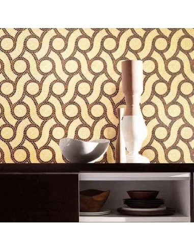 Bisazza Decorations Modern  Plait Brown Mosaic