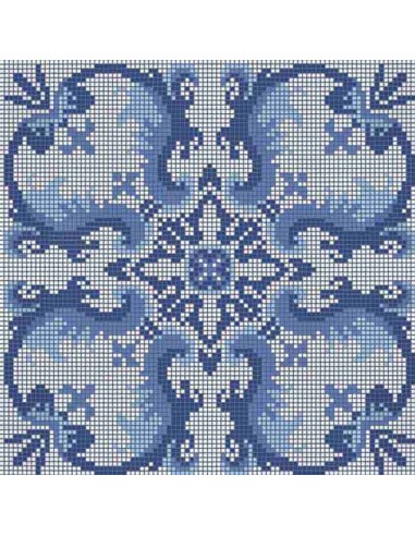 Bisazza Decorations Flooring Olimpia Blue Glass Squared Mosaic 12x12 Mm