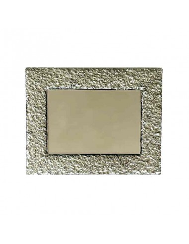 Casavanity Mood Design Mirror With Silver Leaves Finishing Glass Frame