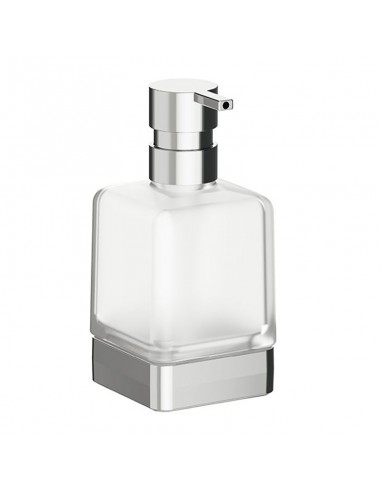 Inda Lea Tabletop Soap Dispenser In Satinated Glass