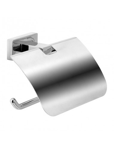 Inda Lea Wall Mounted Chromed Paper Holder With Cover