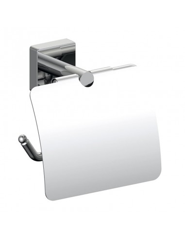 Inda Forum Quadra Wall Mounted Toilet Paper Holder With Cover