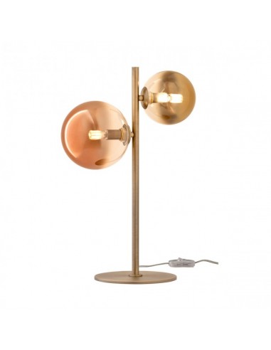 RedoGroup Roy Table Lamp With Round Mirror Glass Diffusers