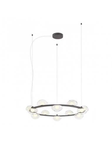 RedoGroup Sinclair Suspended Lamp With Double Pyrex Glass Diffusers