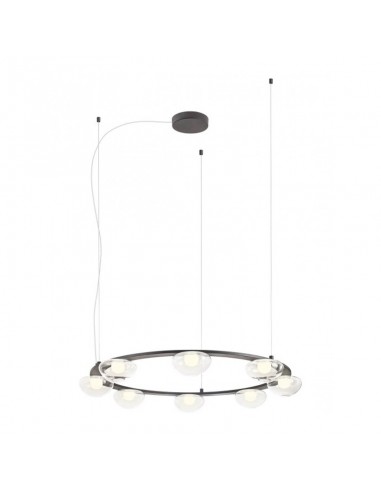 RedoGroup Sinclair Lampadario Con Diffusori Doppi In Vetro Pyrex