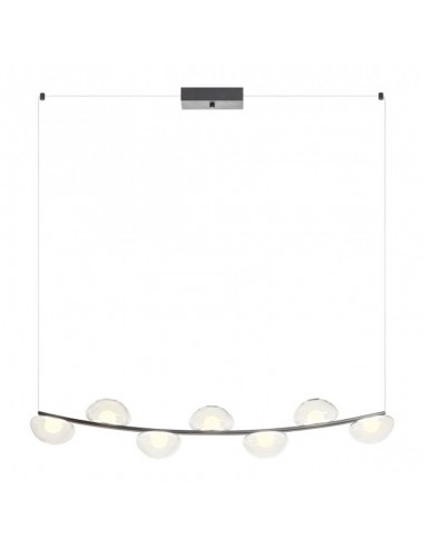 RedoGroup Sinclair Suspended Lamp With Double Pyrex Glass Diffusers