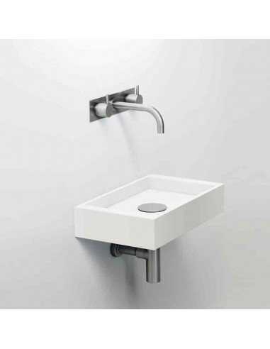 Vola Basin Wall Mounted Washbasin Mixer With Plate