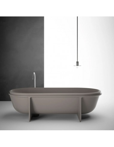 Falper Controstampo Free Standing Bathtub In Cristalplant