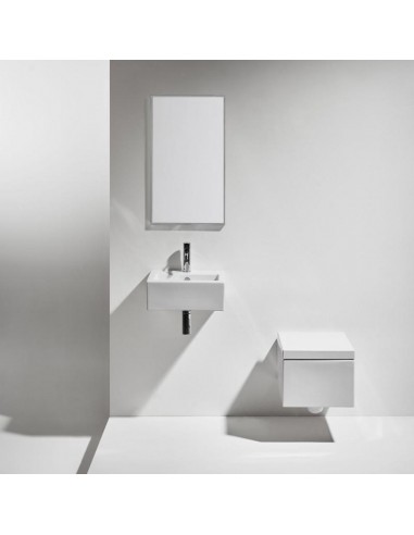 Simas Frozen Countertop Wall Hung Single Hole Washbasin