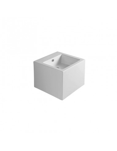 Simas Frozen Wall Hung Single Hole Washbasin