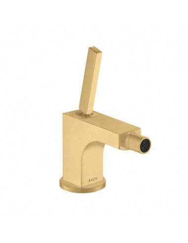 Axor Citterio Single Lever Brushed Gold Bidet Mixer