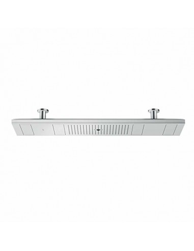 Axor Soffione Doccia Con Illuminazione Led In Acciaio Inox Spazzolato